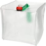 2-pack - 10L Hopfällbar Vattendunk m. Kran / Vattenpåse - Vatten Transparent 2-pack 2-Pack