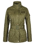 Barbour International Jacket Q Green Smoke Dam 18