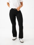 Vero Moda Flash Flared Jeans - Dame - Sort - L/32