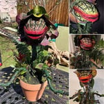 Artificial Piranha Flower Statues Decoration, Movie Prop, Small Horror Shop6242