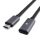 Câble D'Extension Usb C Usb C Mâle À Femelle Câble Usb Câble De Chargement De Données Usb 3.1 10 Gbps,20V/5A Extendcord Pour Chargeur Sans Fil, Compatible Avec M1 Mac Bok Pro,Galax[YIN140537]