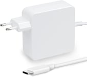 Chargeur Adaptateur Secteur 65W 61W Usb Type C Pour Macbook Pro 13 Pouces (2016 2017 2018 2019 2020) Macbook Air (Fin 2018 2019 2020) Ipad Pro 11/12,9 Pouces (2018 2020)