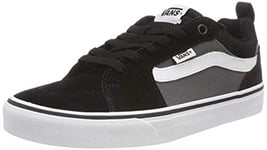 Vans Homme Filmore Basket, Garçon, Toile en Daim Noir Étain, 50 EU