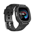 Fitbit Versa 4 / 3 / Sense 2 / Sense 1 kelloranneke - musta