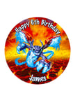 Skylanders Superchargers personalised CakeTopper Edible Icing Sugar 7.5" img b26