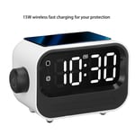 Wireless Speaker Charger With Alarm Clock 3.5mm And USB Port Speak GF0