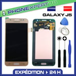 VITRE TACTILE + ECRAN LCD ORIGINAL SAMSUNG GALAXY J5 OR GOLD J500 2015 + OUTILS