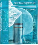 St.Tropez Self Tan Express Starter Kit, Express Mousse 50 ml, Applicator Mitt, 