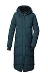 killtec Femme Manteau matelassé/manteau fonctionnel avec capuche KOW 87 WMN QLTD CT, hellpetrol, 46, 41813-000