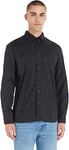 Tommy Hilfiger Men's Core Flex Poplin Rf Shirt Mw0mw25035 Casual Shirts, Black (Black), M