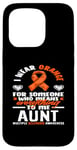 Coque pour iPhone 15 Pro Porter Orange For Means Everything Aunt MS Awareness