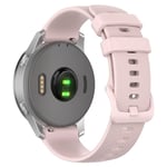 Urrem til Garmin Vivoactive 4S - Silikone - 18 mm - Pink