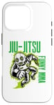 Coque pour iPhone 16 Pro Robot spatial de combat Jiu-Jitsu, MMA, Grappling, Muay Thai