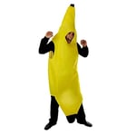 Mikamax Banana Costume - Déguisement Banane - Costume de Carnaval - Costume de carnaval hommes - One size fits all - Adulte