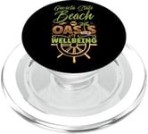 Oasis of Wellbeing - Gaviota State Beach PopSockets PopGrip for MagSafe