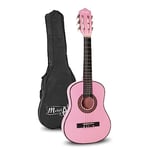 Music Alley Guitare acoustique classique MA-51 pour enfants et guitare junior, rose, demi-taille