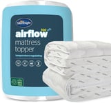 Silentnight Airflow Double Mattress Topper - Mattress Enhancer Pad with 5cm Thi