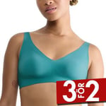 Sloggi BH Zero Feel 2 0 Soft Bra Turkos S+ Dam