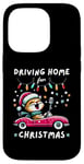 Coque pour iPhone 14 Pro Noël famille chat cabriolet étoiles mignon