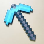 Minecraft-kringutrustning leksaker, spel, liten blå hacka 30cm