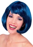 Ladies Blue Super model Wig