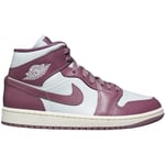 Nike Womens Air Jordan 1 Mid Purple Sneakers - Size UK 6.5