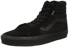 Vans Homme Filmore Hi Basket, (Suede/Canvas) Black/Black, 50 EU