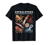 The Cephalopod Octopus Animals Of The World Octopus Lover T-Shirt