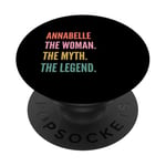 Funny First Name Design Woman Myth Legend - Annabelle PopSockets PopGrip Adhésif