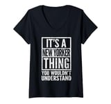 Womens New Yorker Thing - You Wouldn't Understand - New Yorker's V-Neck T-Shirt