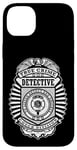 Coque pour iPhone 14 Plus Badge de police amusant True Crime Detective Division