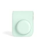 Sac pour appareil photo Instax Mini 12,étui de rangement de voyage portable,housse de protection,sacs de boîte pour appareil photo avec sangle initiée par la s?ur - Type Mint green