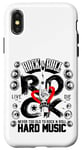 Coque pour iPhone X/XS Rock and Roll Graphic Tees - I Love Rock N' Roll Designs