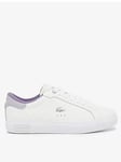 Lacoste Powercourt, White, Size 6, Women