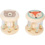 small foot ® Baby Rattles Djur Pastell