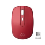 Souris Sans Fil MOBILITY LAB RUBBA 2.4Ghz WINDOWS pour PC SONY VAIO (ROUGE)