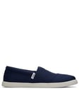 Toms Men'S Alp Fwd Cotton Canvas Lace Up Shoes - Navy