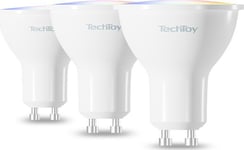 Tesla Techtoy Smart Rgb 4.7W Gu10 Zigbee Glödlampa 3 St