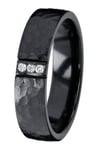 Kohinoor Duetto Black 0,03 ct zirconium-diamantring 006-807-03-175