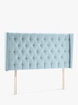 John Lewis Harlow Strutted Upholstered Headboard, Super King Size