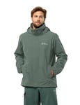 Jack Wolfskin Men's Stormy Point 2l Jkt M Jacket, Hedge Green, XXX-Large