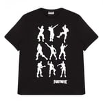 Fortnite Womens/Ladies Dancing Emotes Boyfriend T-Shirt, T-Shirt - L