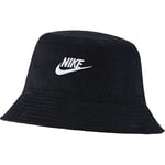 Nike DC3965 U NSW BUCKET FUTURA CORDUROY Hat unisex-adult black/white L/XL