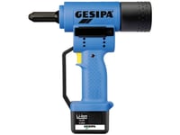 Gesipa Accubird 1434898 Batteri-Blindnittepistol 14.4 V 2 Ah Litium Inkl. Batteri, Inkl. Oplader, Kuffert