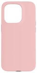 Coque pour iPhone 15 Pro Couleur rose layette simple