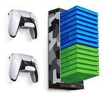 Camo Game Case Storage Shelf & Controller Wall Mount Holders for PS4 PS5 Xbox