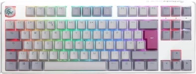 Ducky One3 Mist TKL Blue Cherry MX Switch Mechanical Keyboard - UK Layout