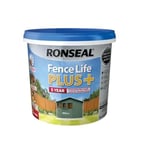 Ronseal RSLFLPPW5L 5 Litre Fence Life Plus Paint - Willow