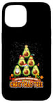 iPhone 15 Avocado Tree Let's Guac around the Christmas Tree Vegetarian Case