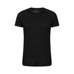 Mountain Warehouse Mens Summit II Base Layer Top (Black) - Size Medium